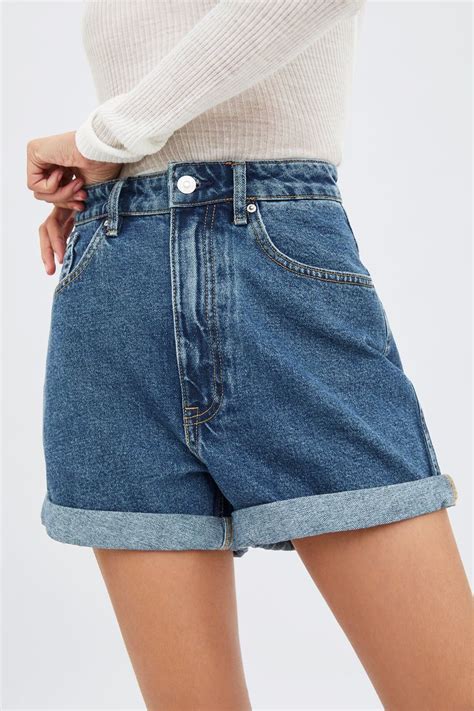 zara shorts jean|zara denim shorts mom fit.